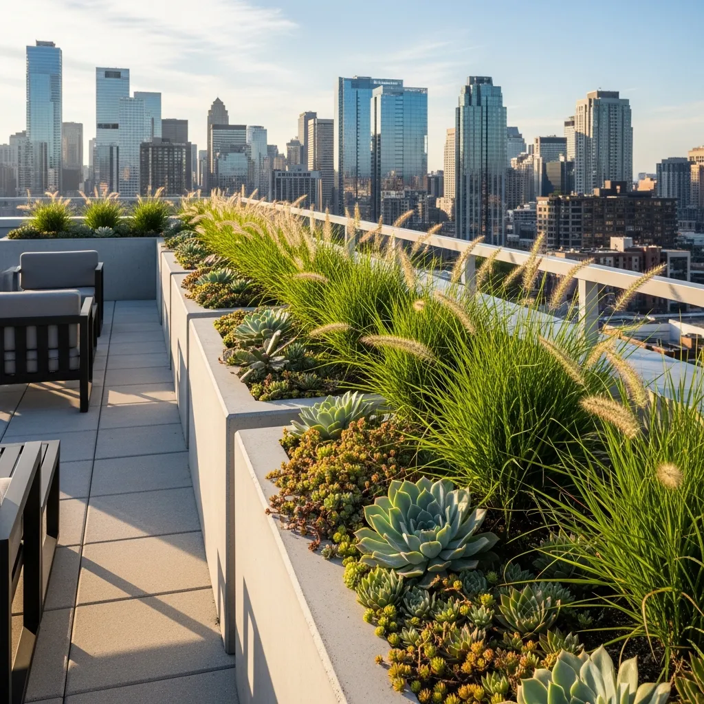 9. Concrete Planter Boxes