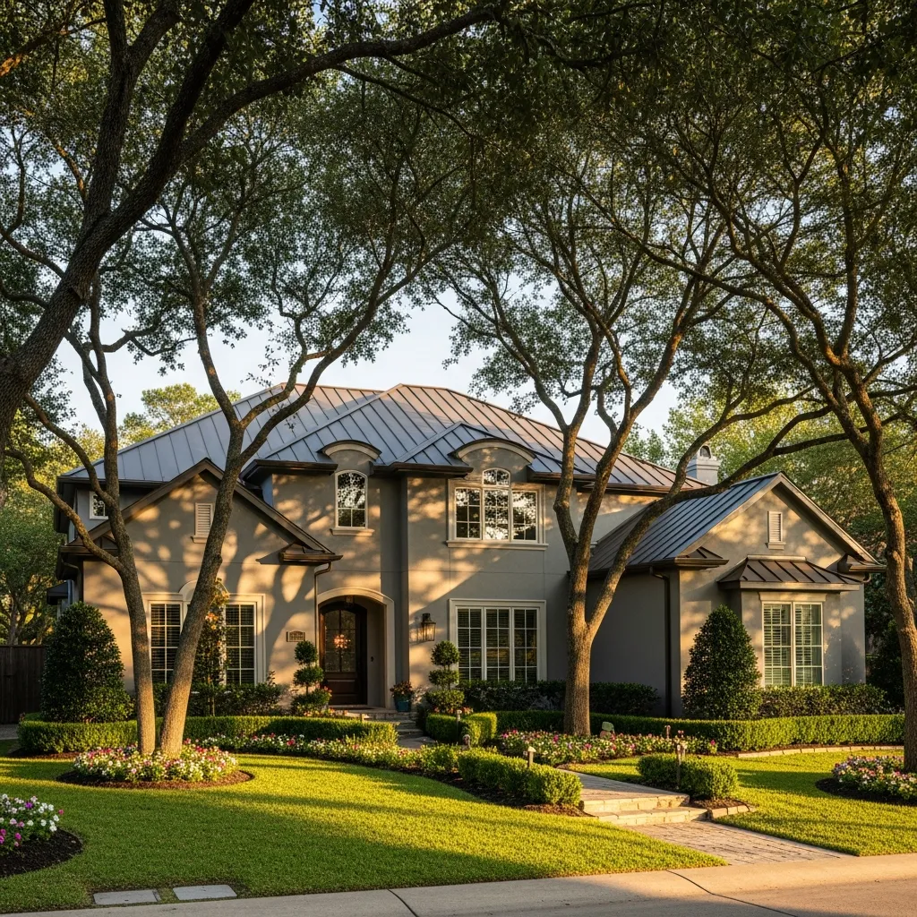 2. Dark Bronze Metal Roof