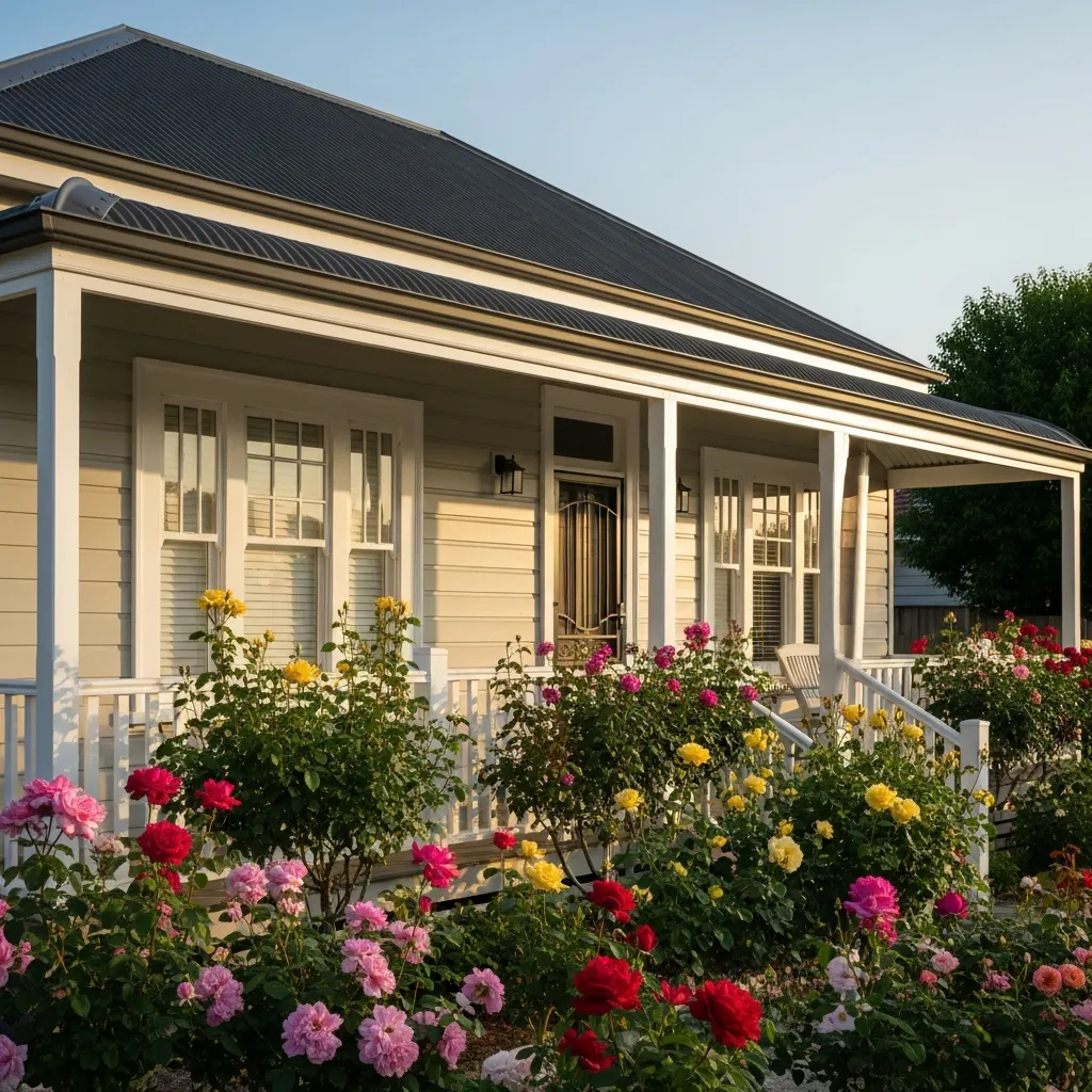 17 Timeless Neutral Color Schemes for Metal Roof Houses 17 16. Dove Gray with White Details
