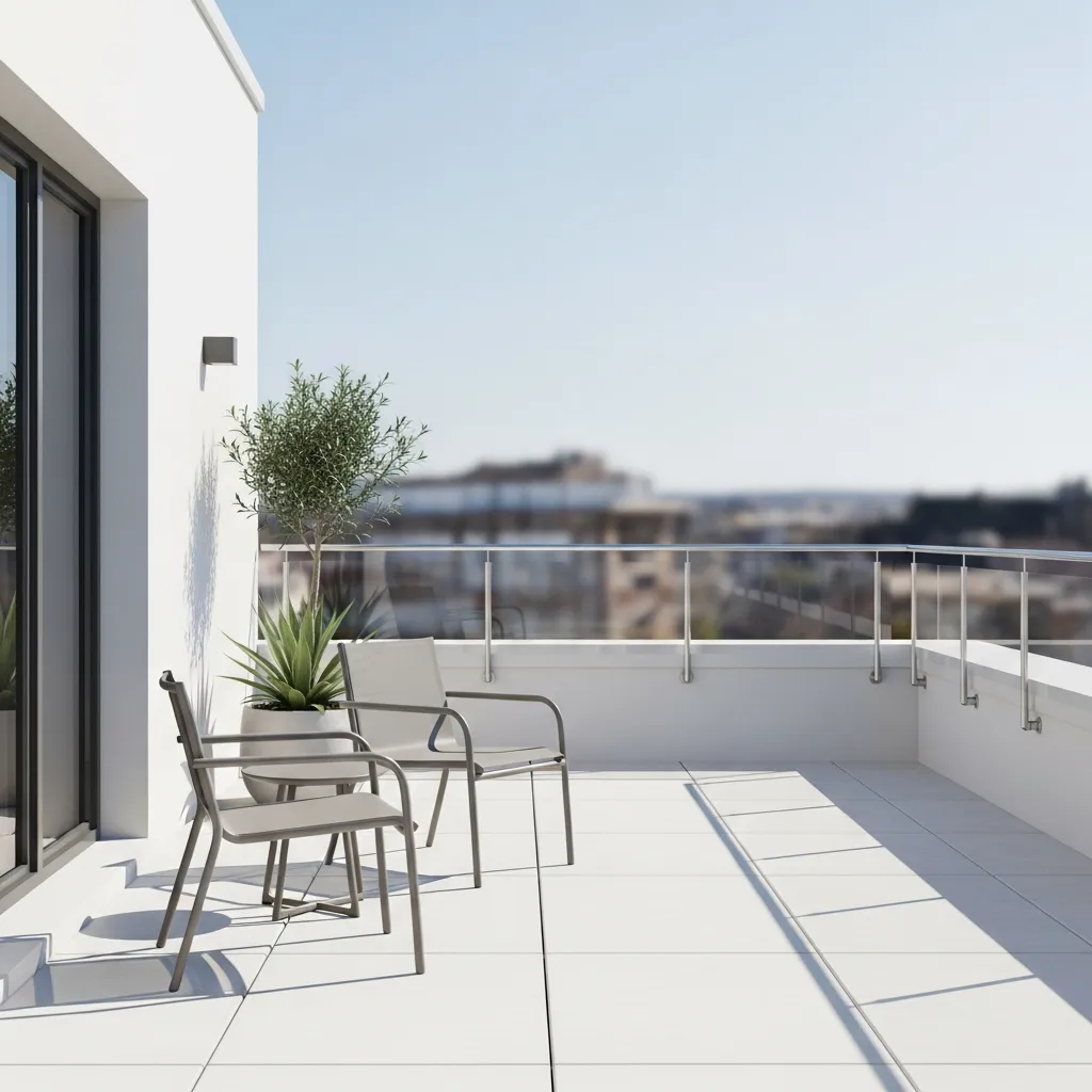 Top 11 Rooftop Patio Design Ideas for Small Spaces 12 11. Embrace Minimalist Design