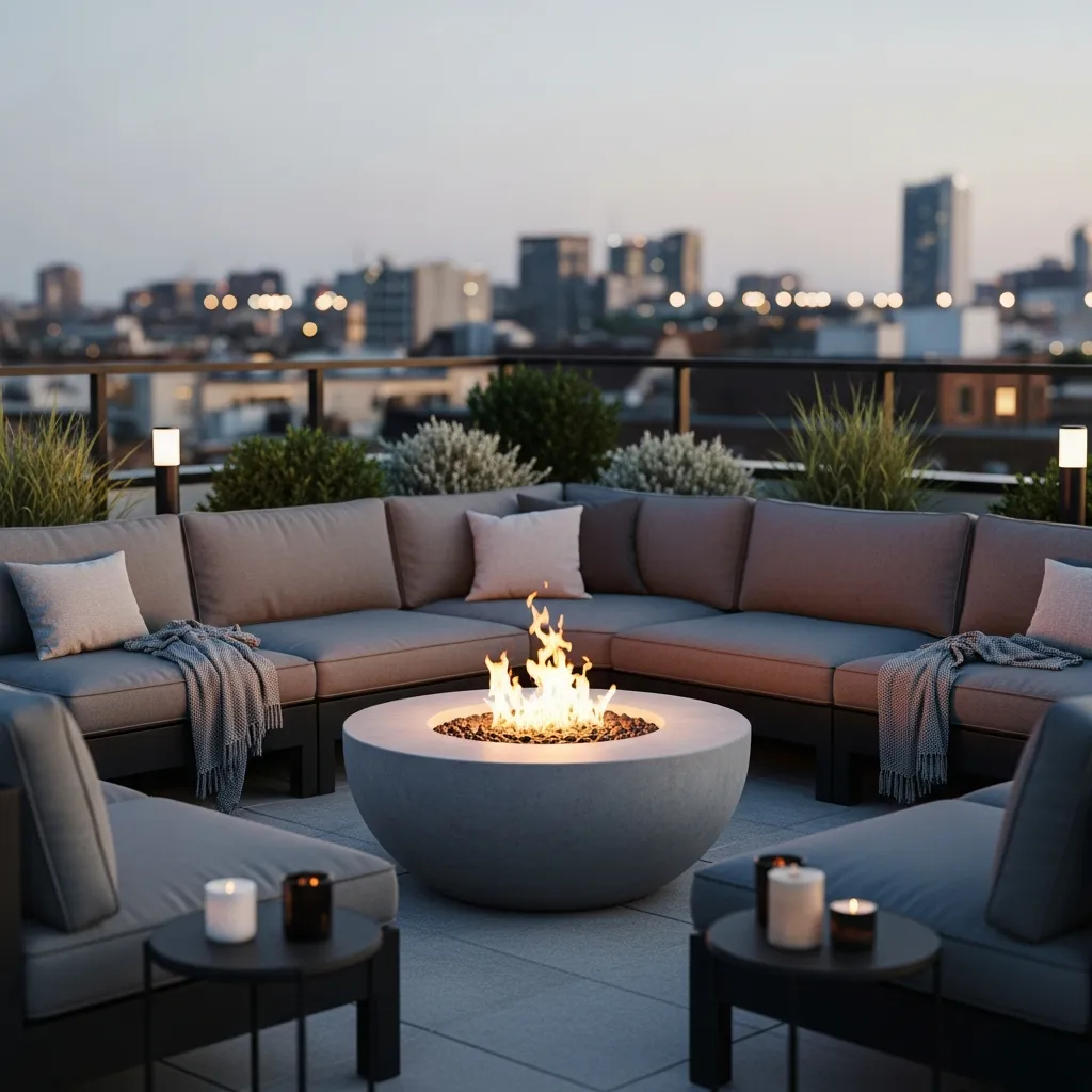 10. Fire Pit Focal Point