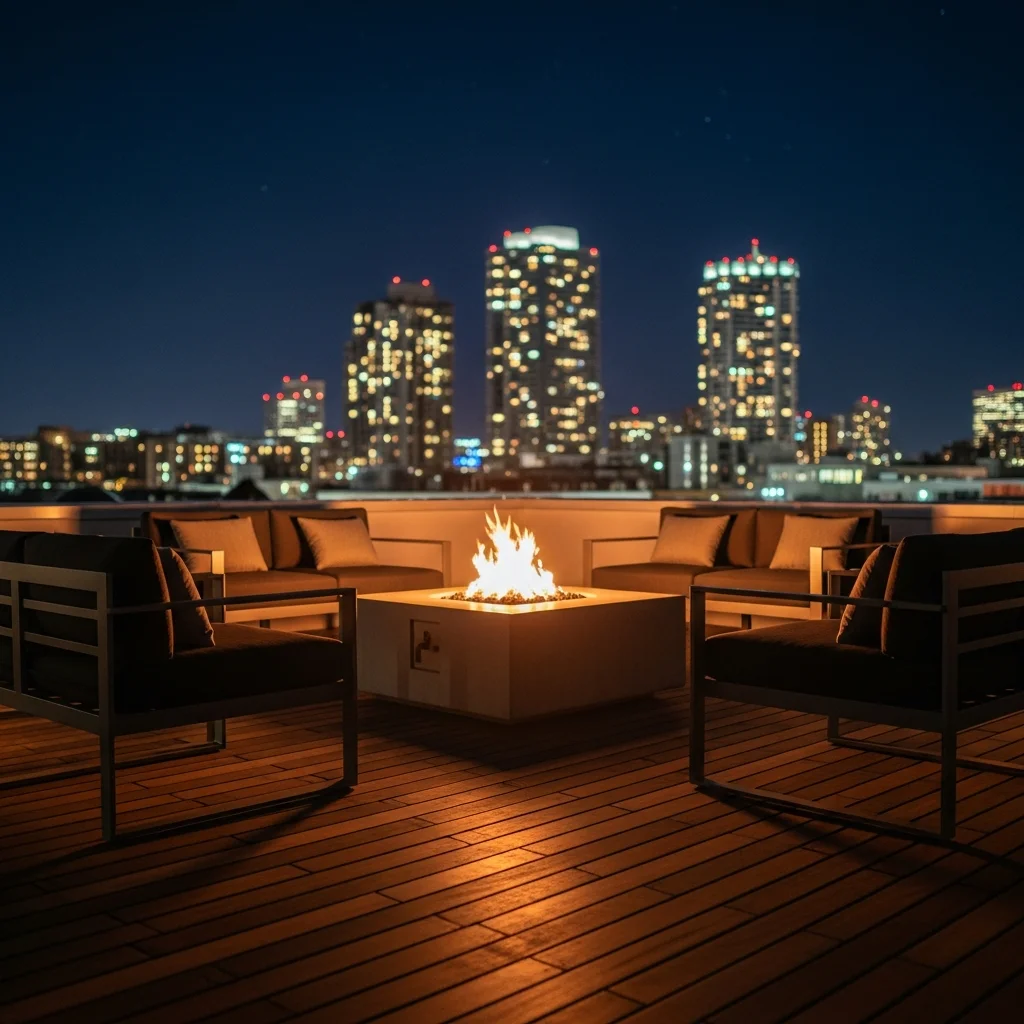 10. Fire Pit Focal Point