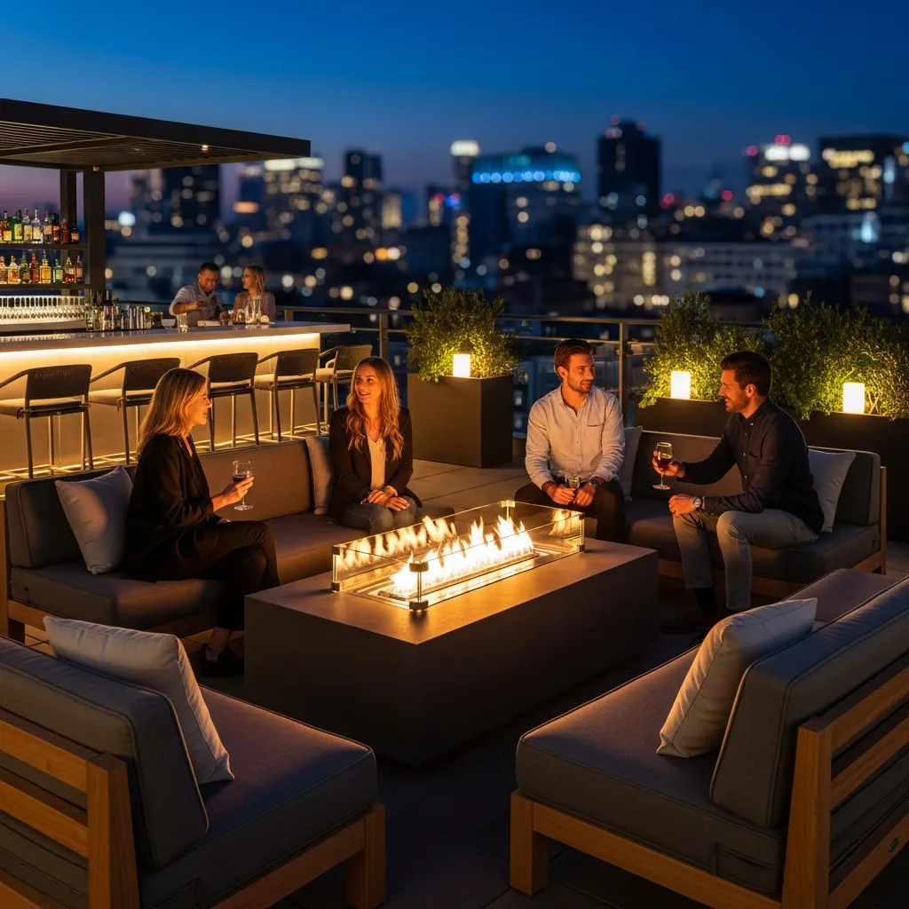 9. Fire Pit Focal Points & Cozy Zones