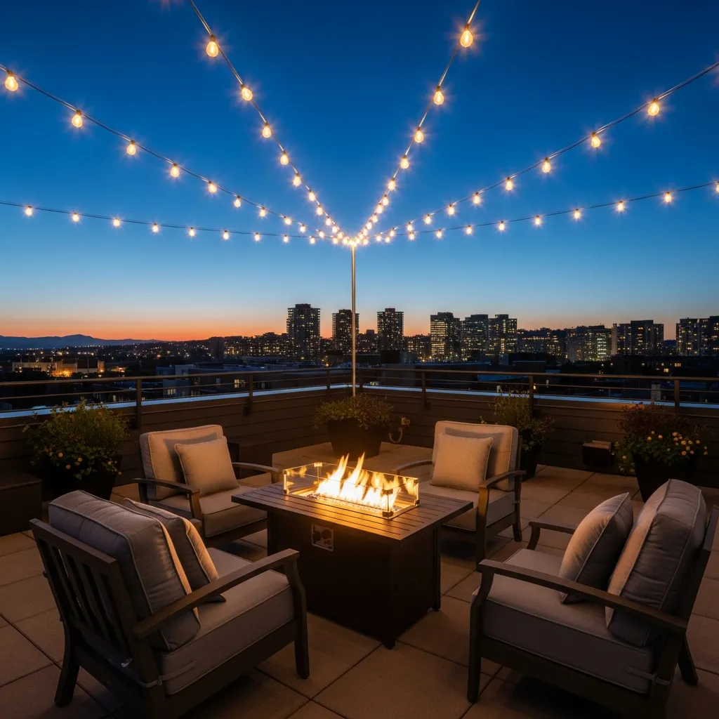 9. Fire Pit Gathering Spot
