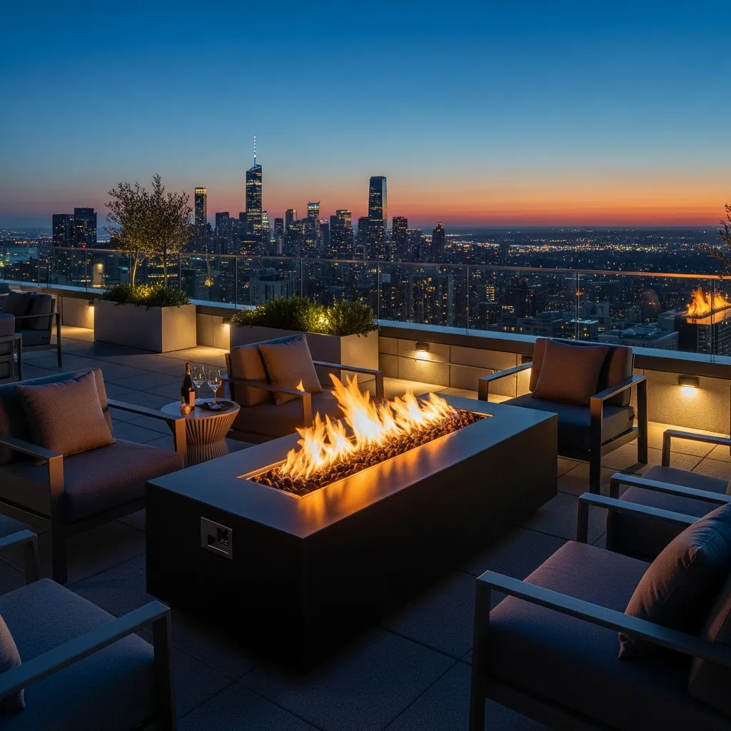 4. Fire Pit Table