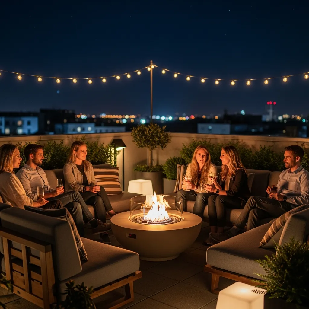 13. Inviting Fire Pits and Outdoor Heaters