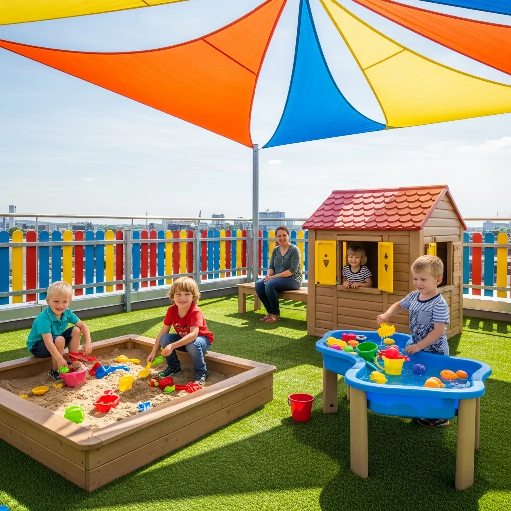 Top 15 Rooftop Oasis Inspirations to Transform Your Urban Space 15 14. Kids' Play Zone