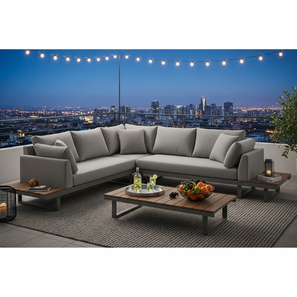 1. L-Shaped Sectional Lounge