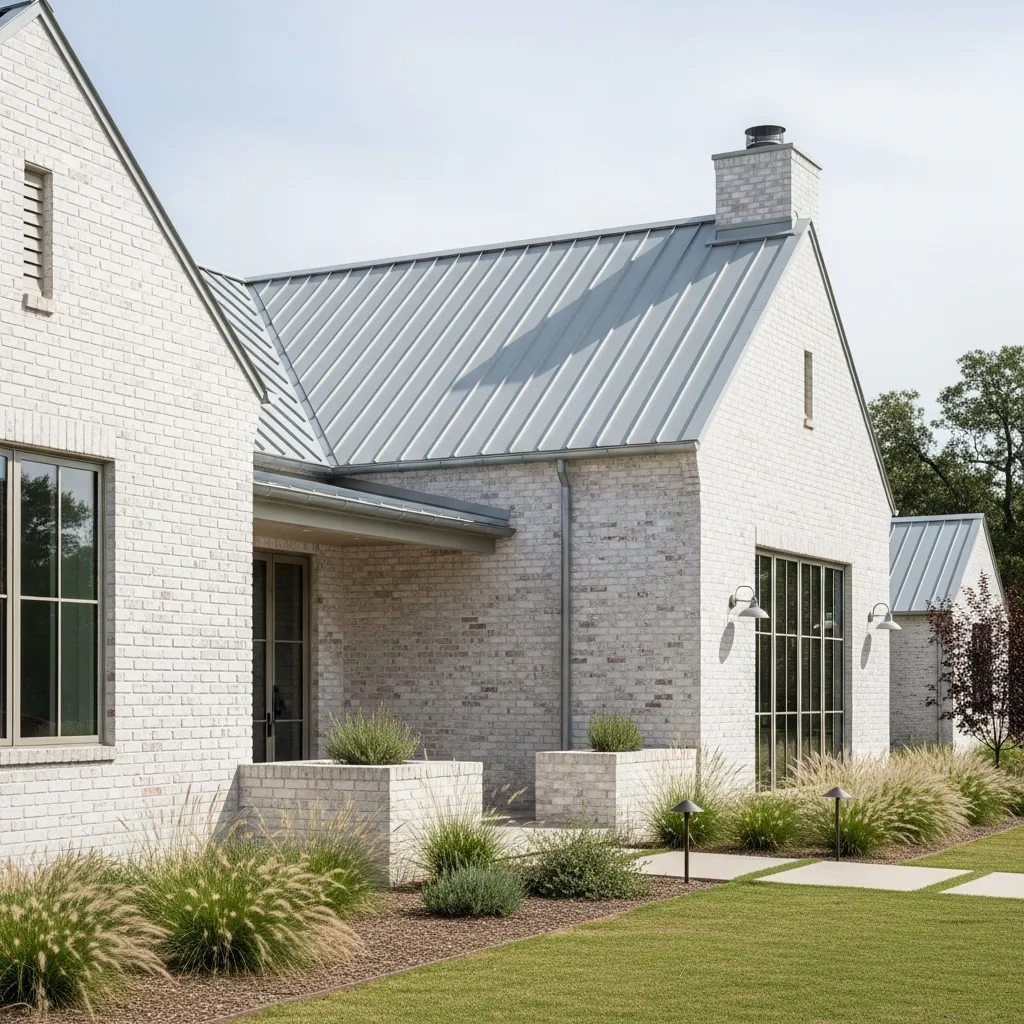5. Light Gray and Whitewashed Brick