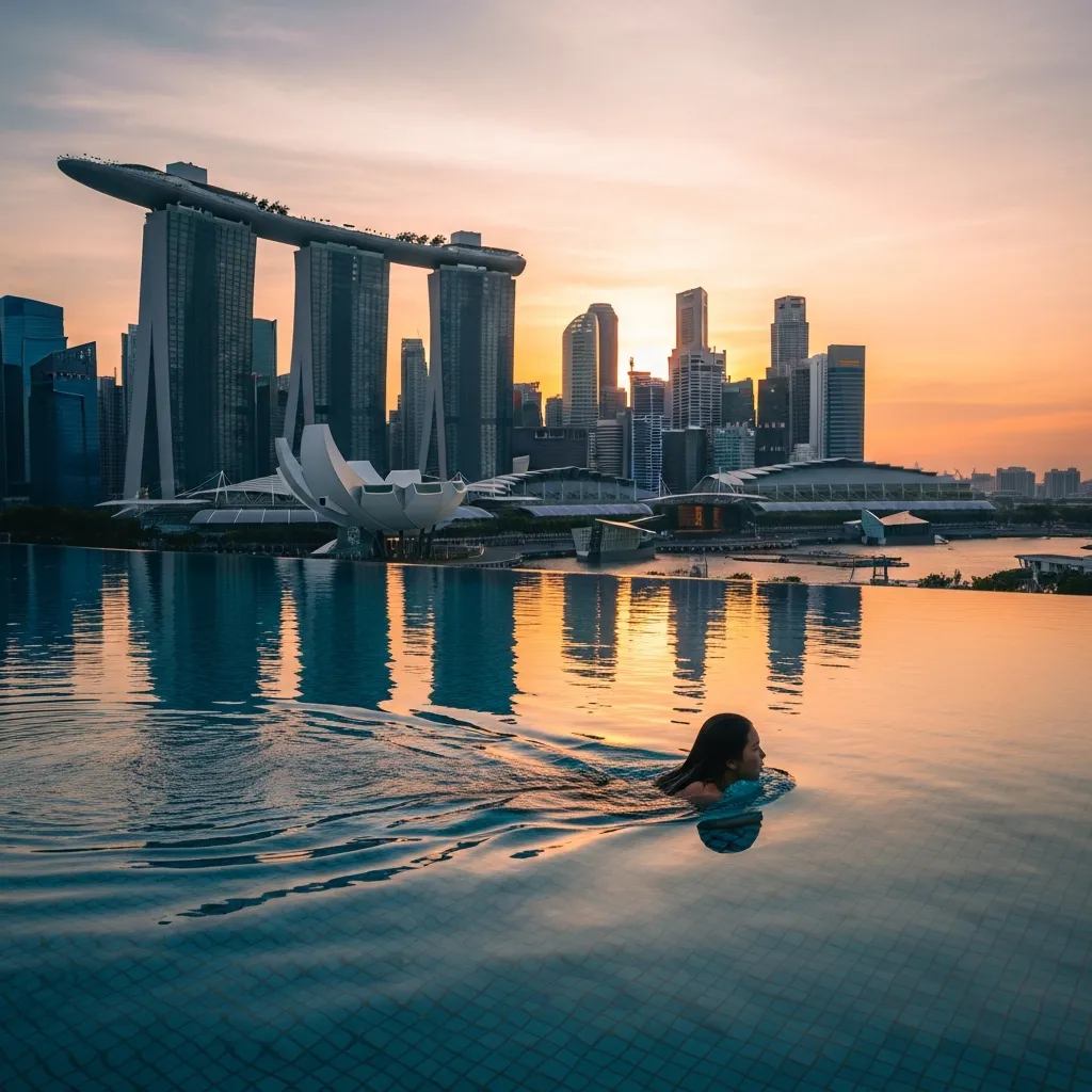 Top 19 Rooftop Pool Decks Around the World You Need to See! 2 1. Marina Bay Sands, Singapore