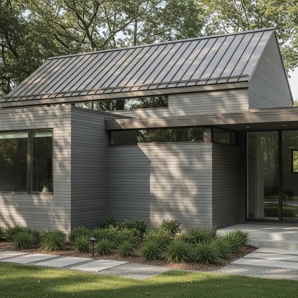 14. Medium Bronze Metal Roof