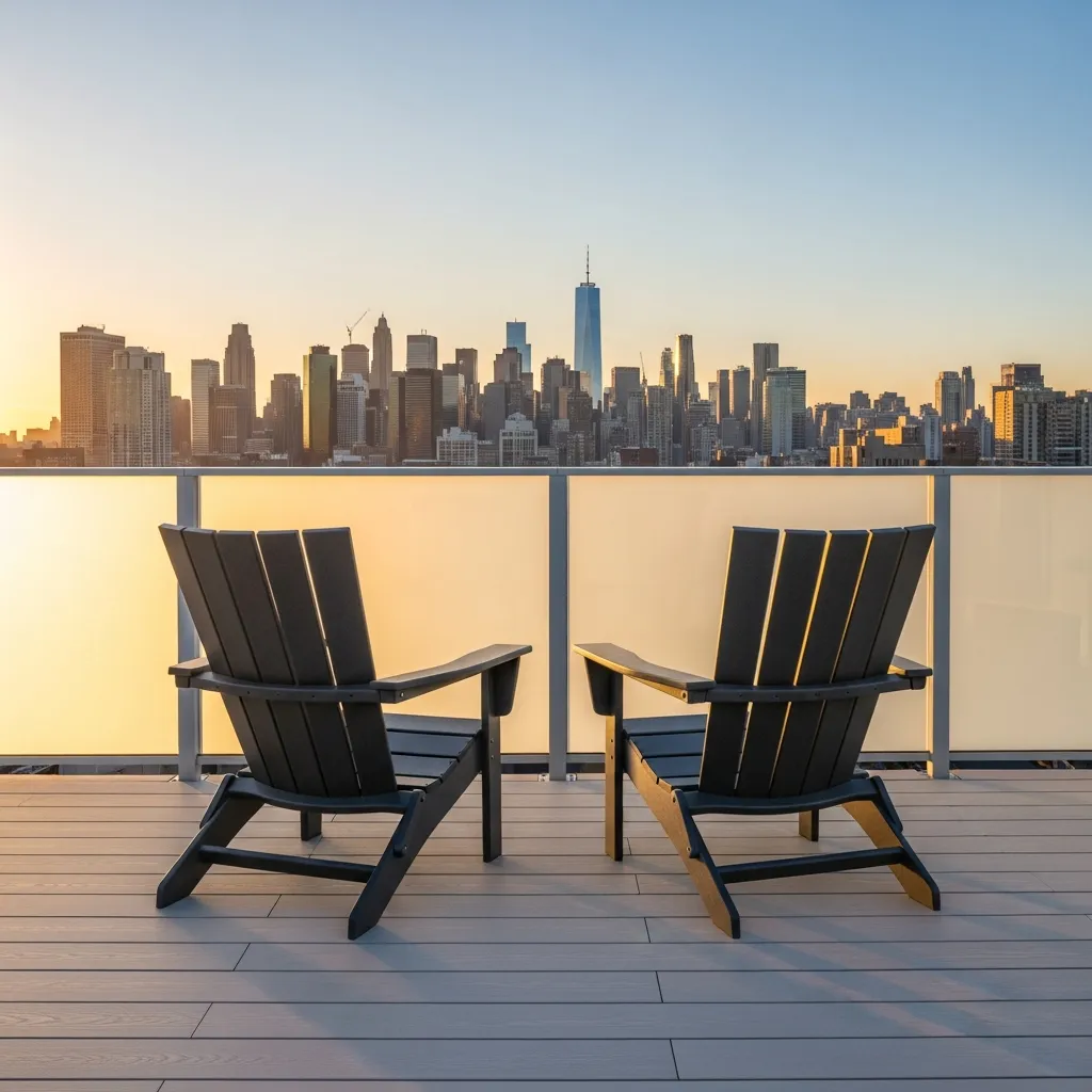 14. Modern Adirondack Chairs