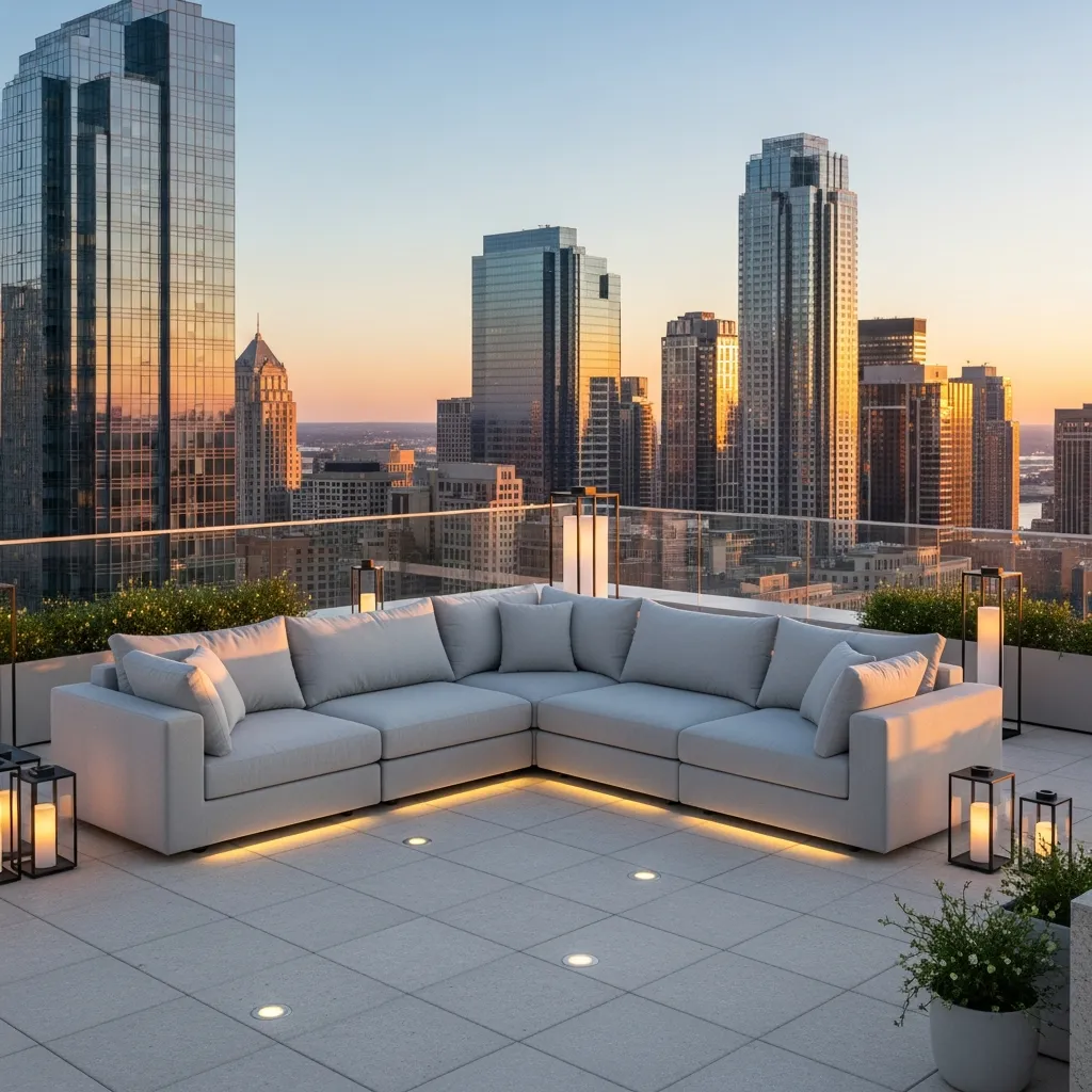1. Modular Outdoor Sectional Sofa