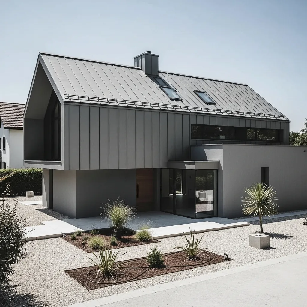 17. Pewter Gray Metal Roof