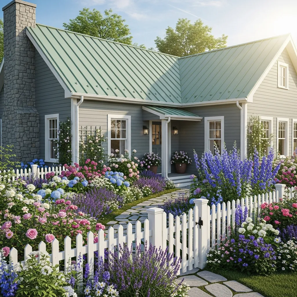18. Sage Green Metal Roof