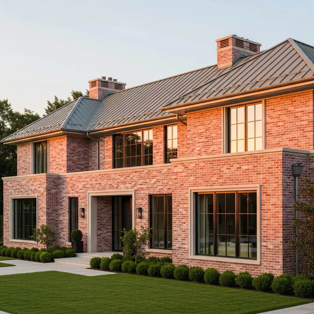 13. Sandstone/Tan and Rose-Red Brick