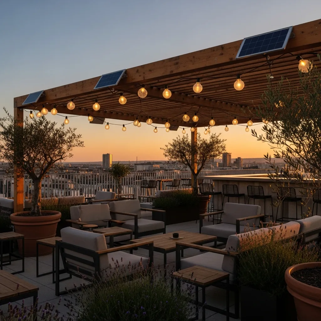 2. Solar-Powered Globe Lights