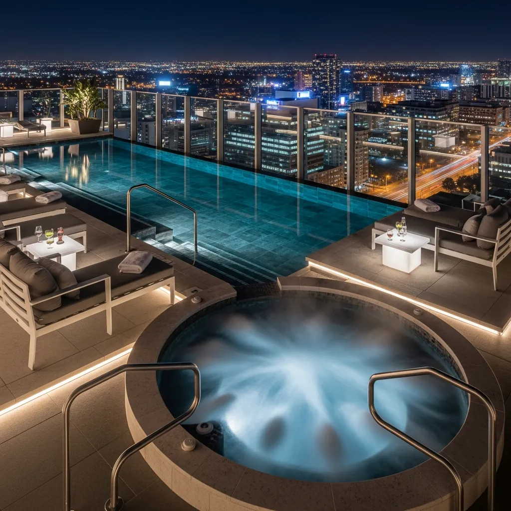 7. Spa Zone & Hot Tub Combo