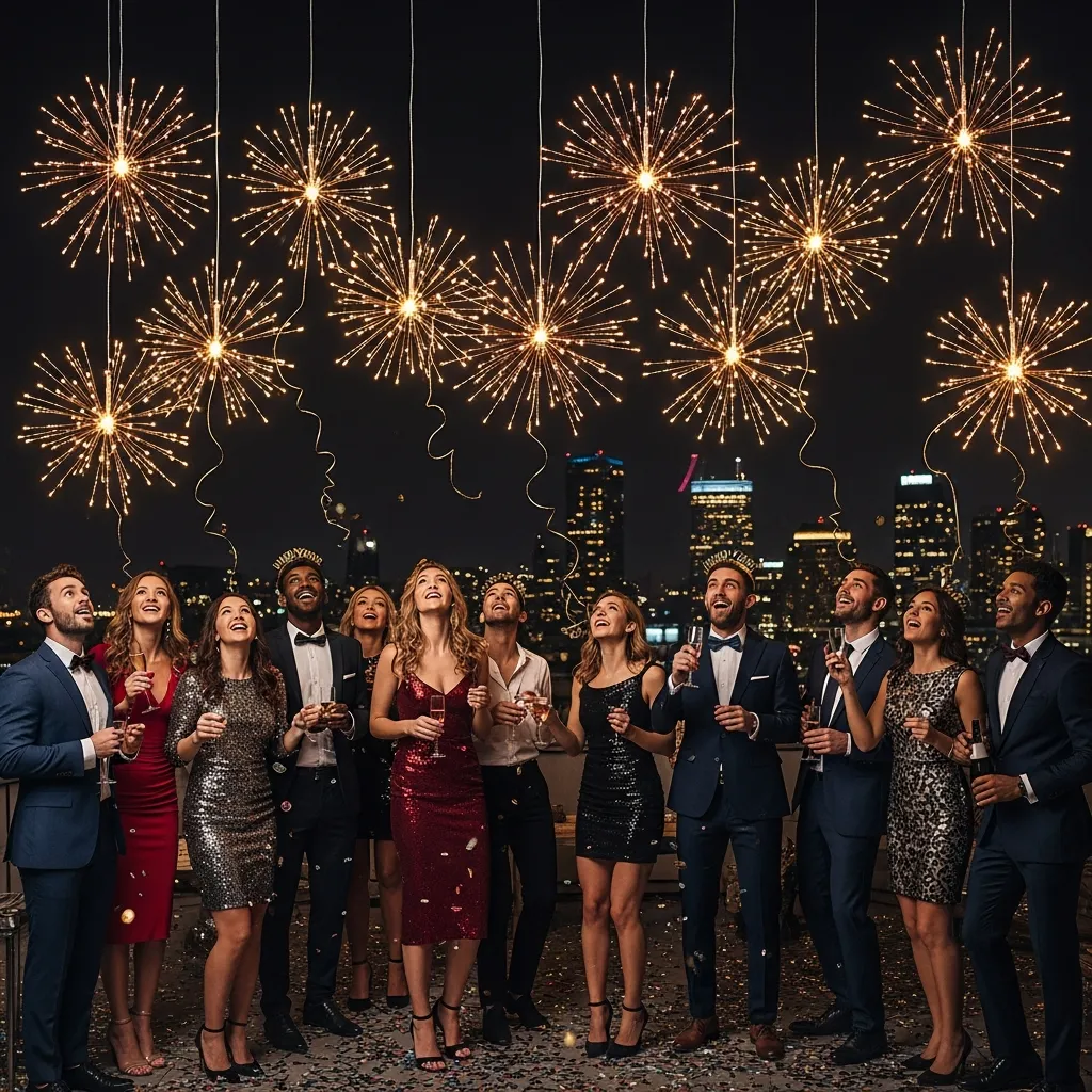 16. Starburst/Firework String Lights