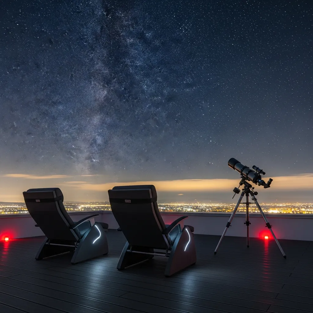 Top 15 Rooftop Oasis Inspirations to Transform Your Urban Space 14 13. Stargazing Platform