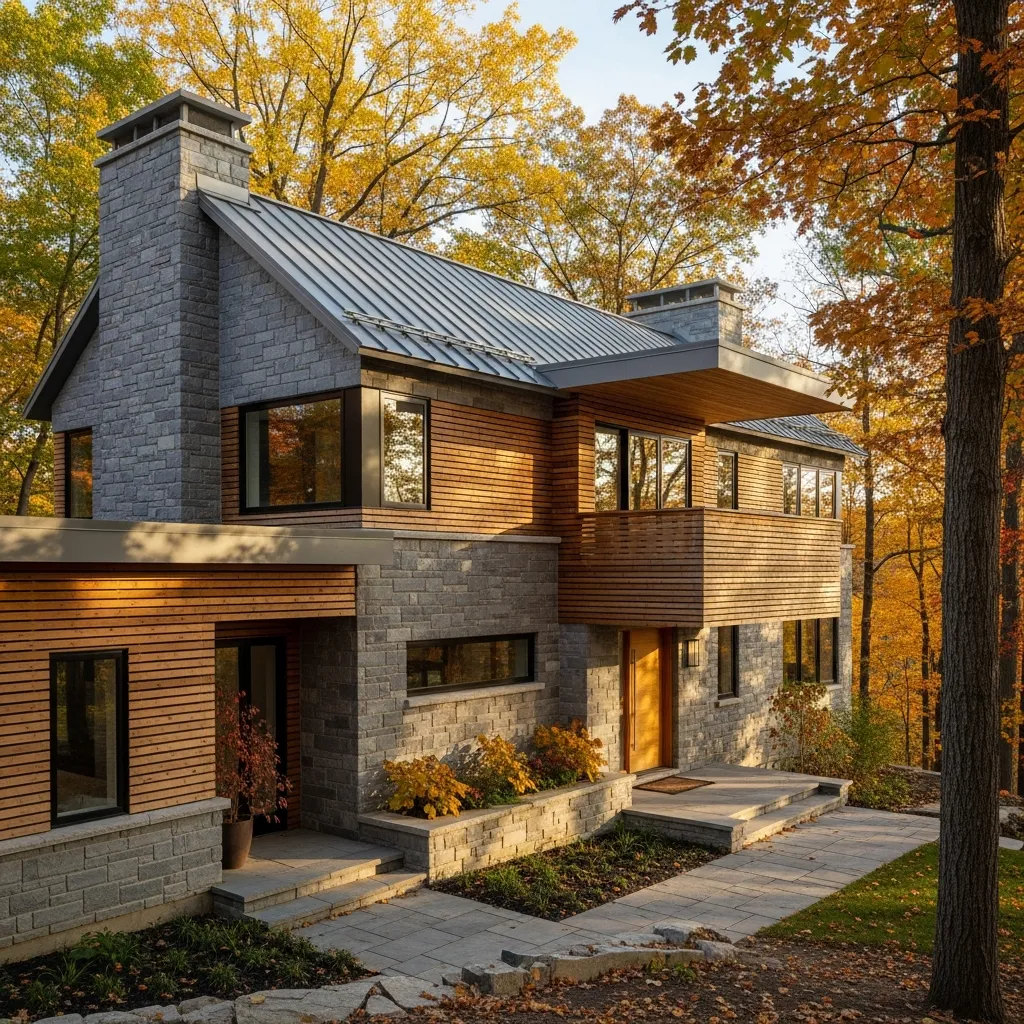 21. Stone Gray Metal Roof