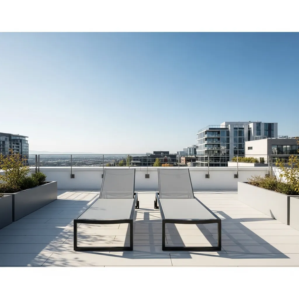 7. Stylish Sun Loungers