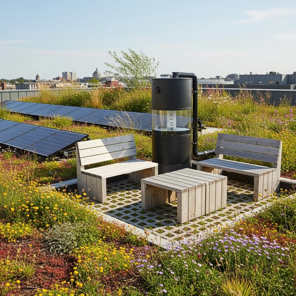 Top 15 Rooftop Oasis Inspirations to Transform Your Urban Space 16 15. Sustainable Eco-Roof