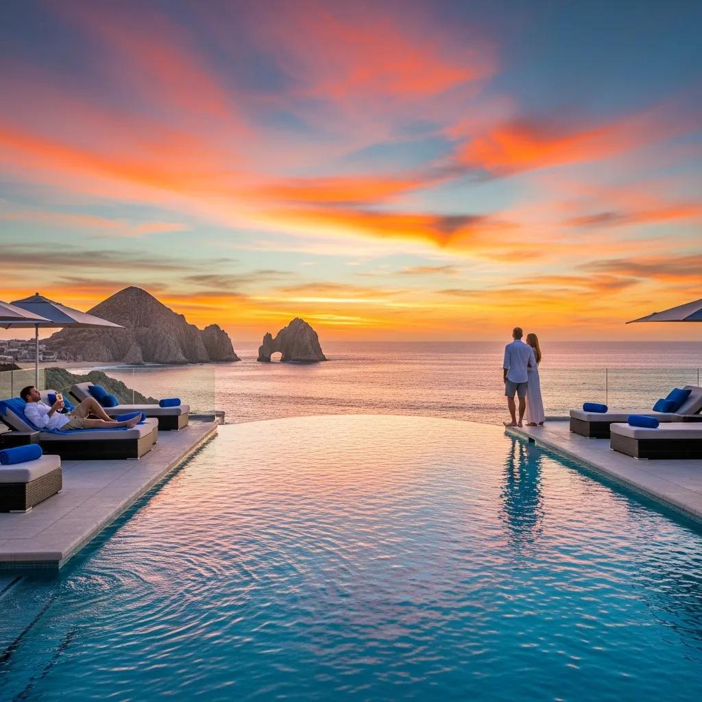 Top 19 Rooftop Pool Decks Around the World You Need to See! 5 4. The Cape, a Thompson Hotel, Cabo San Lucas, Mexico