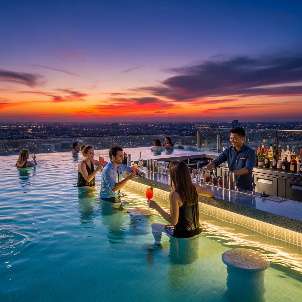 5. The Convenient Swim-Up Bar