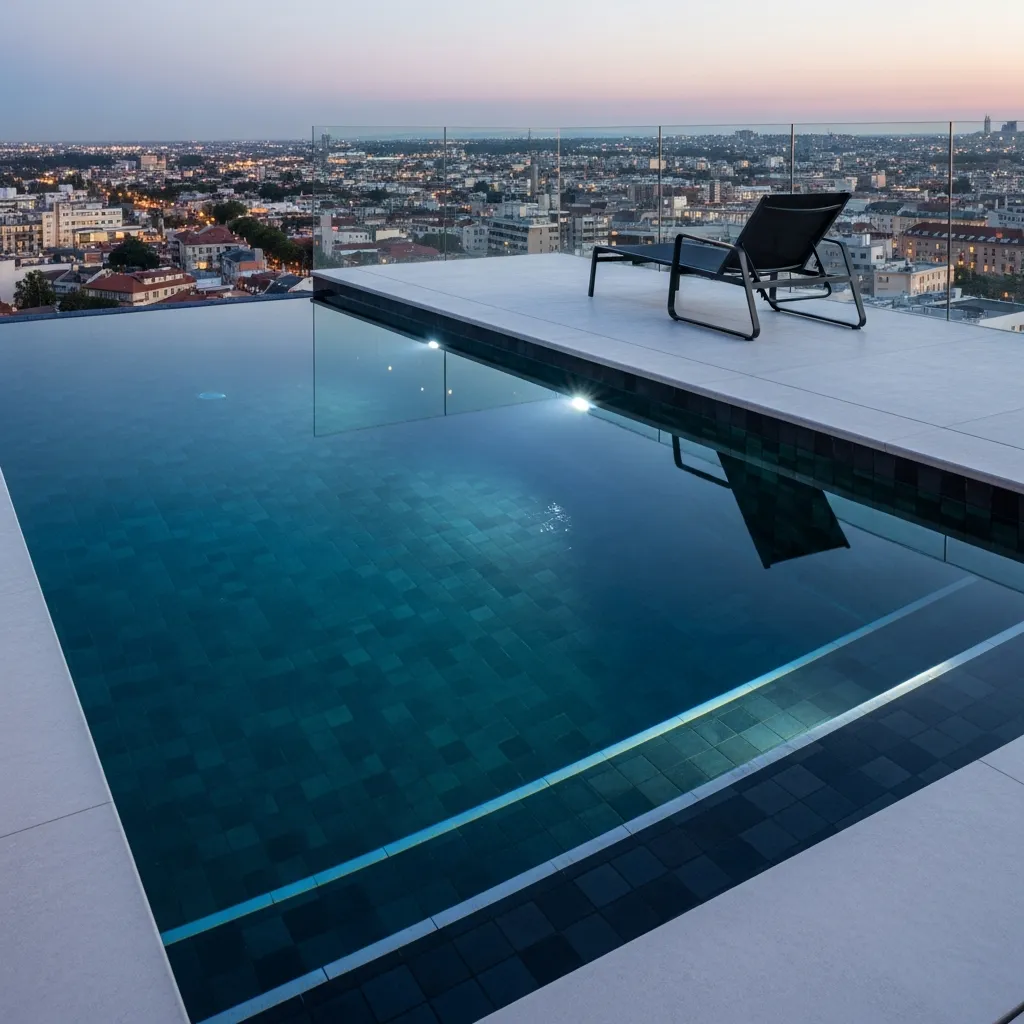 12. The Dark Tiled Urban Retreat