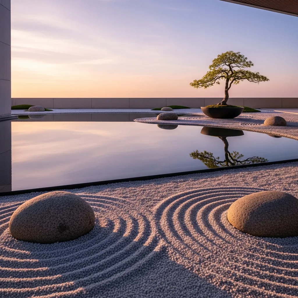 7. The Reflecting Pool Zen Garden