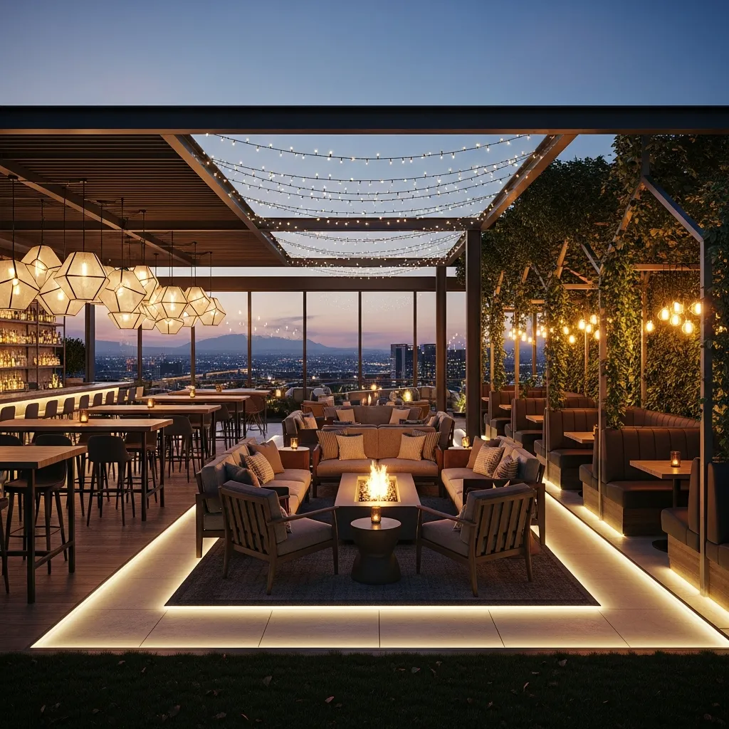 12. Themed Zones & Distinct Seating Areas