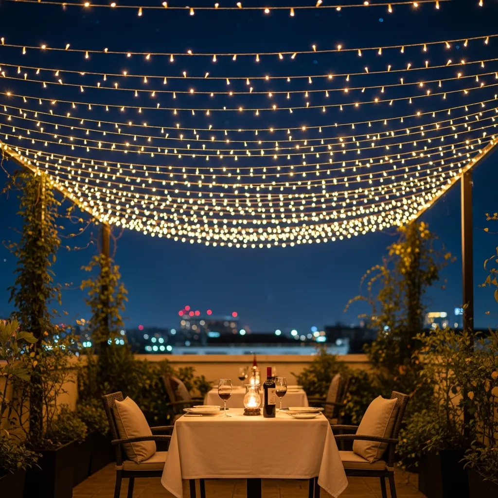 7. Twinkle Effect String Lights