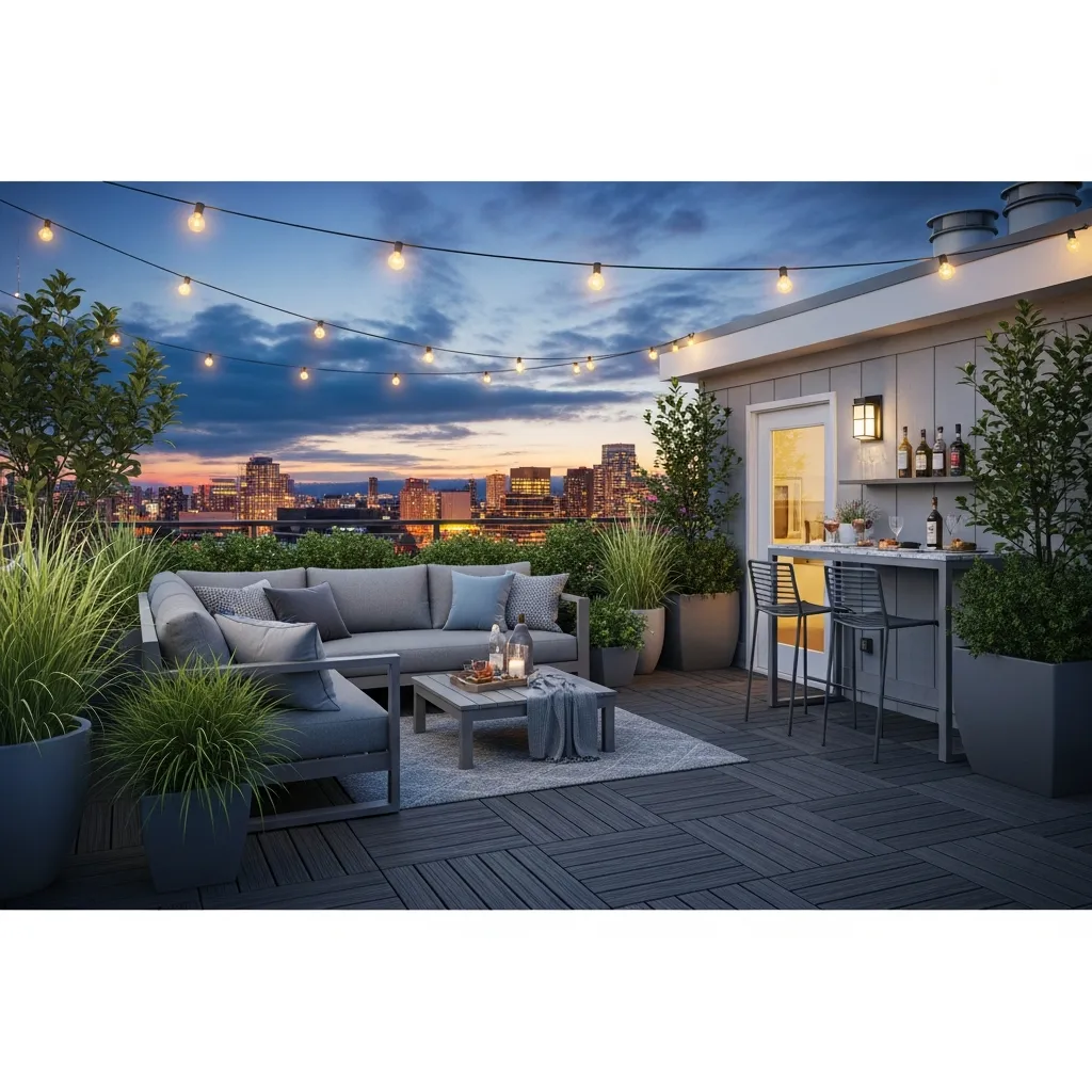 Top 27 Rooftop Deck Before and After Transformations: Inspiring Outdoor Oasis Ideas 2 1. From Drab to Fab: A Modern Makeover