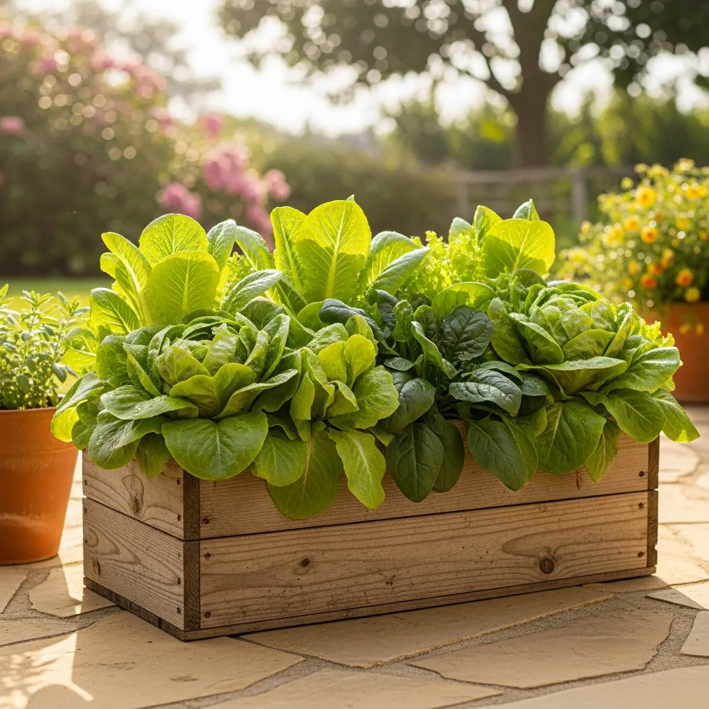11. Lettuce and Spinach Planter Box