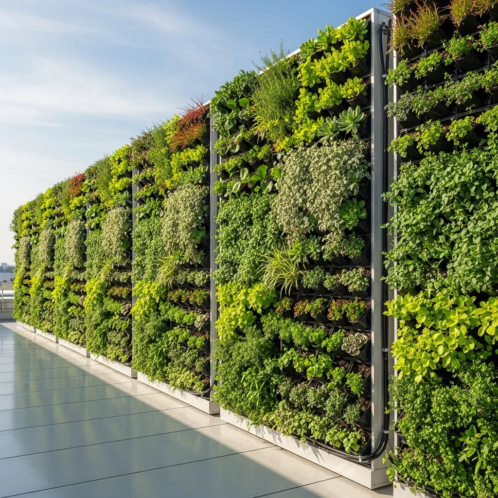 25. Modular Self-Watering Green Walls