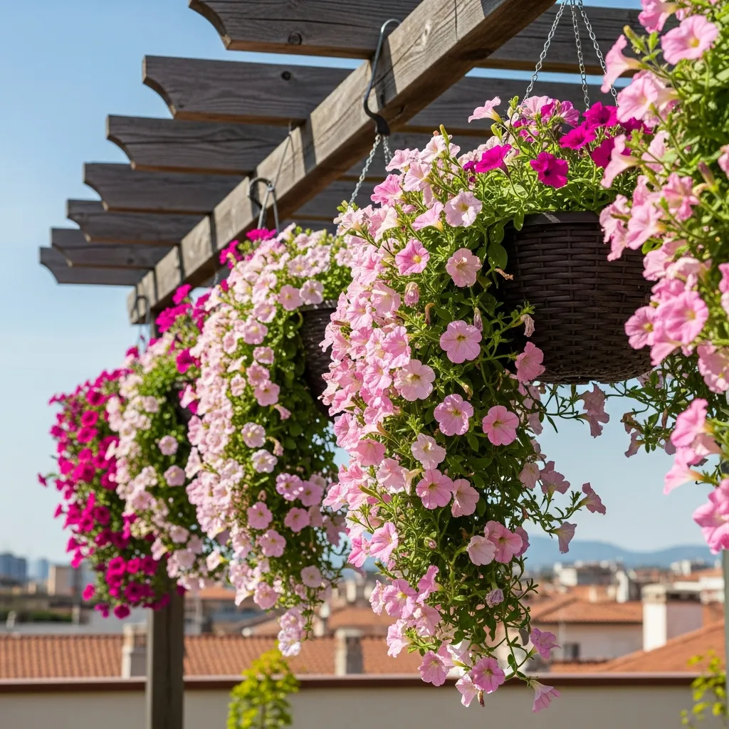 2. Self-Watering Hanging Baskets