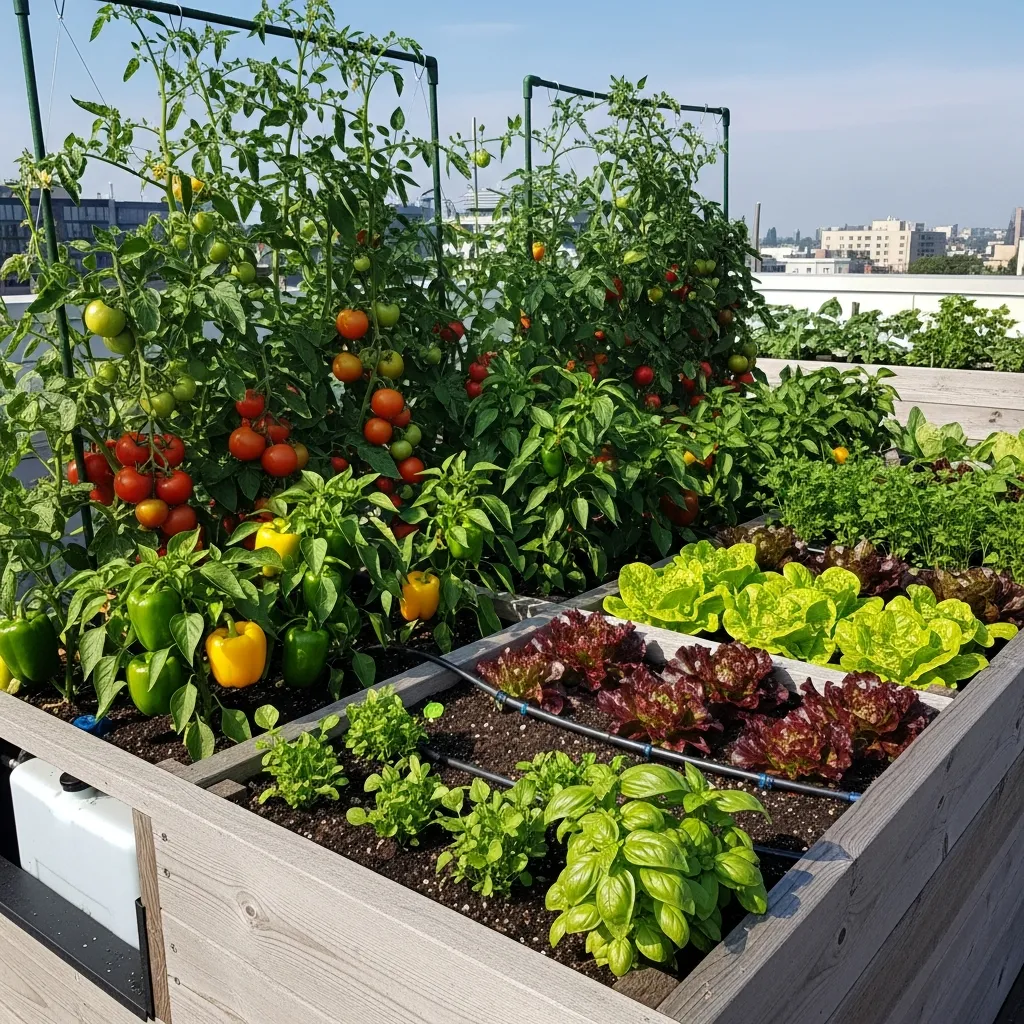 4. Self-Watering Raised Garden Beds