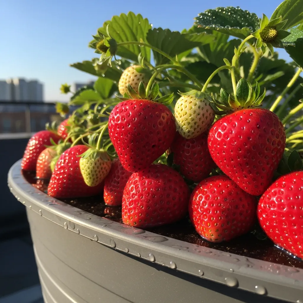 10. Self-Watering Strawberry Planters