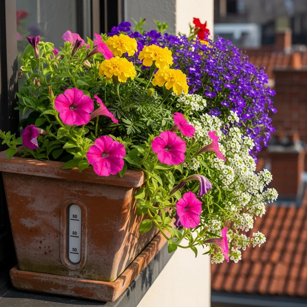 5. Self-Watering Window Boxes