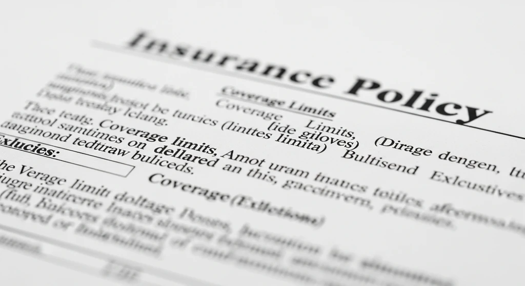 Insurance policy document