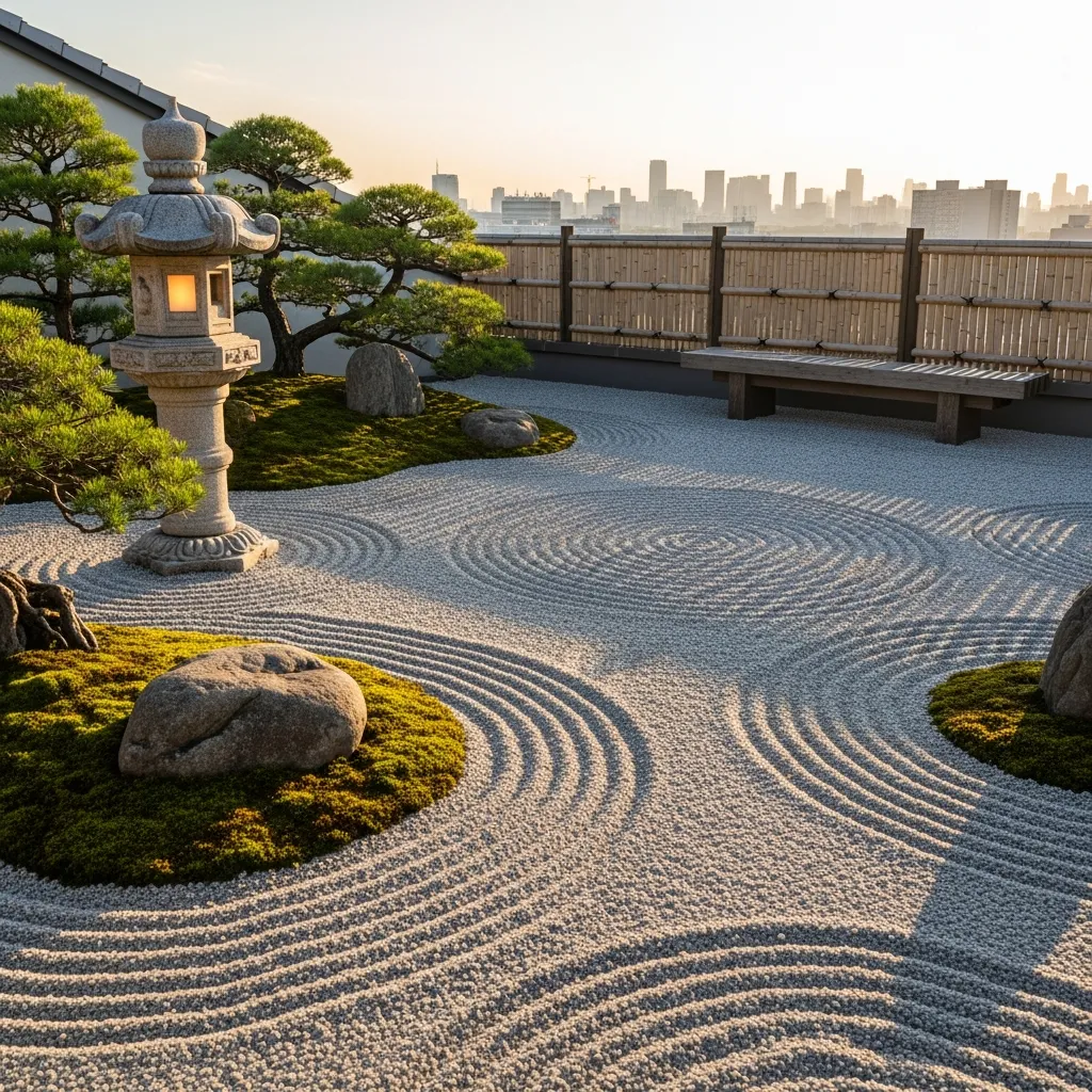 Top 27 Rooftop Deck Before and After Transformations: Inspiring Outdoor Oasis Ideas 16 15. Zen Garden: A Peaceful and Meditative Space