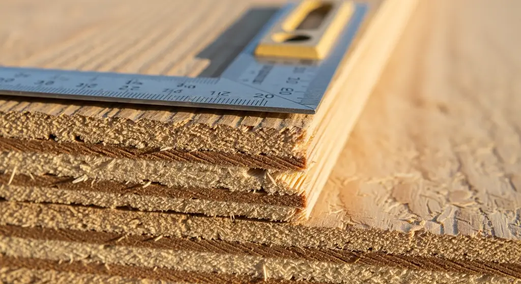 15/32-inch roof decking thickness measurement