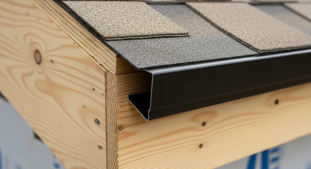 Roof edge detail.