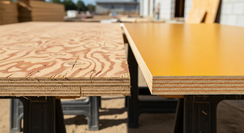 Comparison of CDX plywood and Advantech decking materials