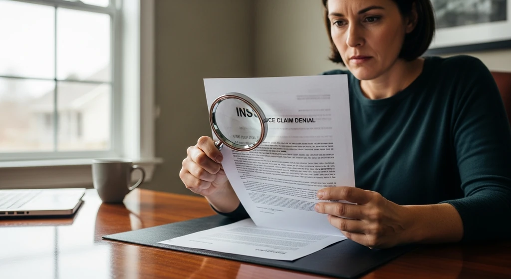 Reviewing insurance denial letter
