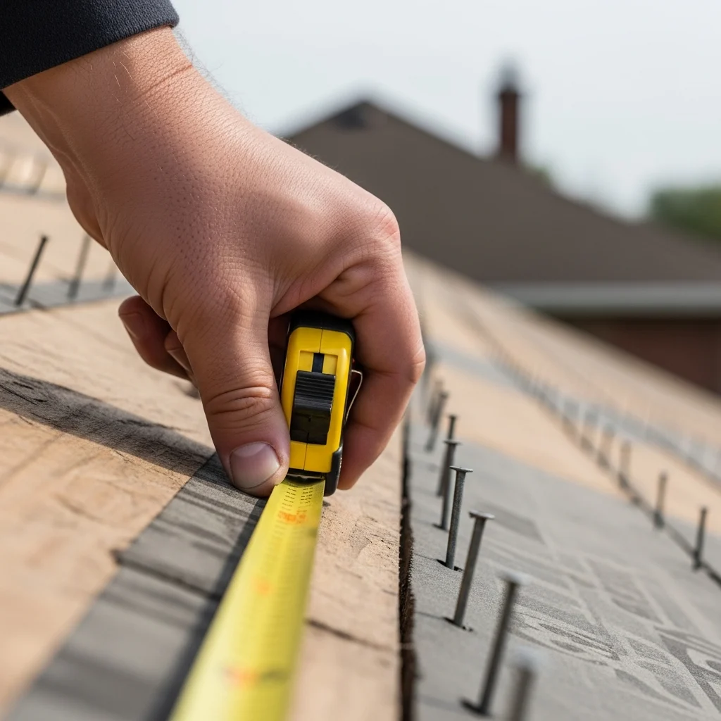 Roof Decking Nail Size: A Comprehensive Guide 5 Roofing inspector examining nail placement