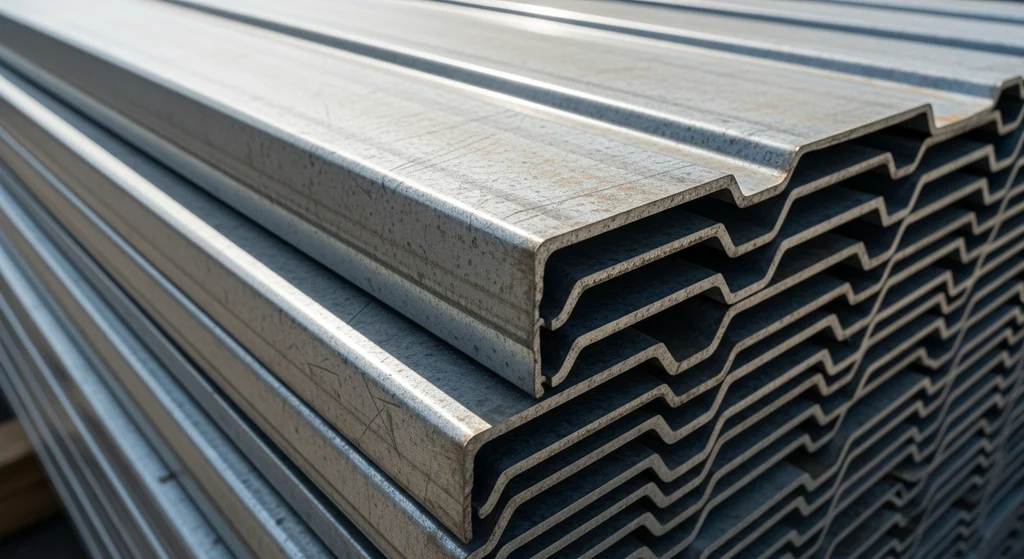 B deck metal panels complete guide 3 Stack of B deck metal panels