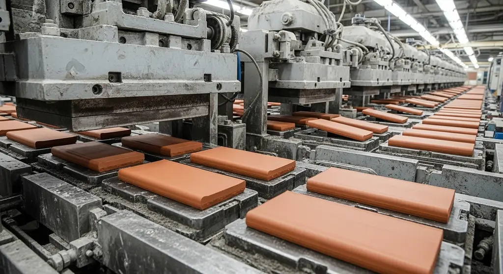 Roof tile manufacturing process