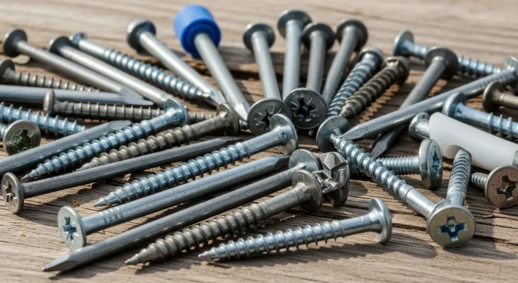 Roofing nails and screws